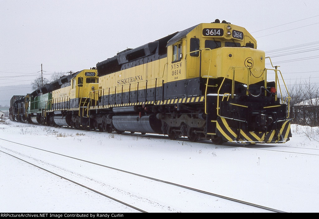 NYSW 3614 on a cold day